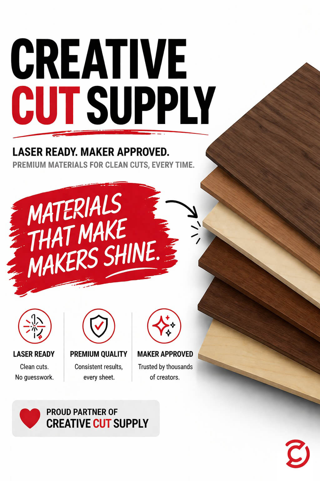 Laser Ready Wood