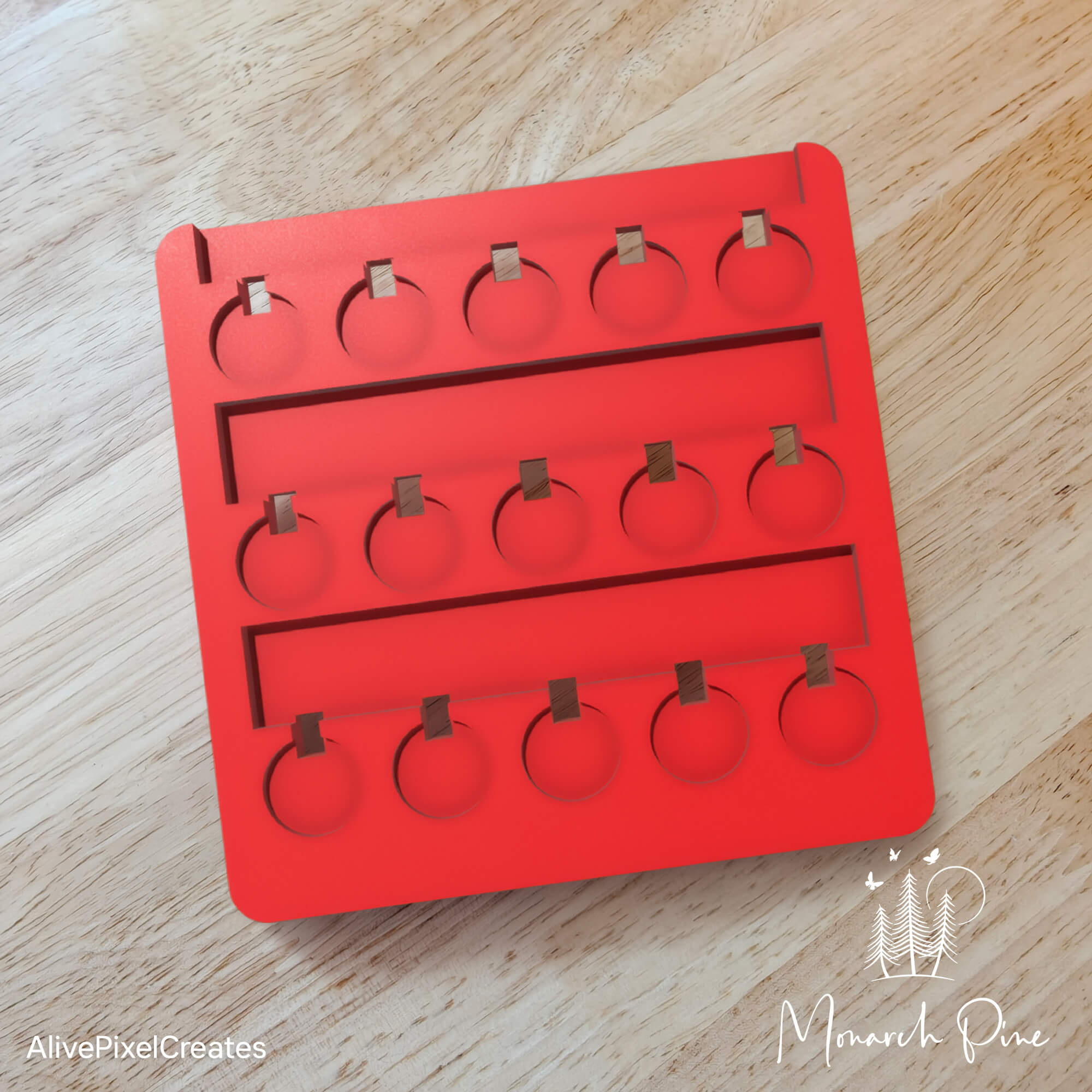 15mm Disc Necklace Metal Blank #44 Fixture