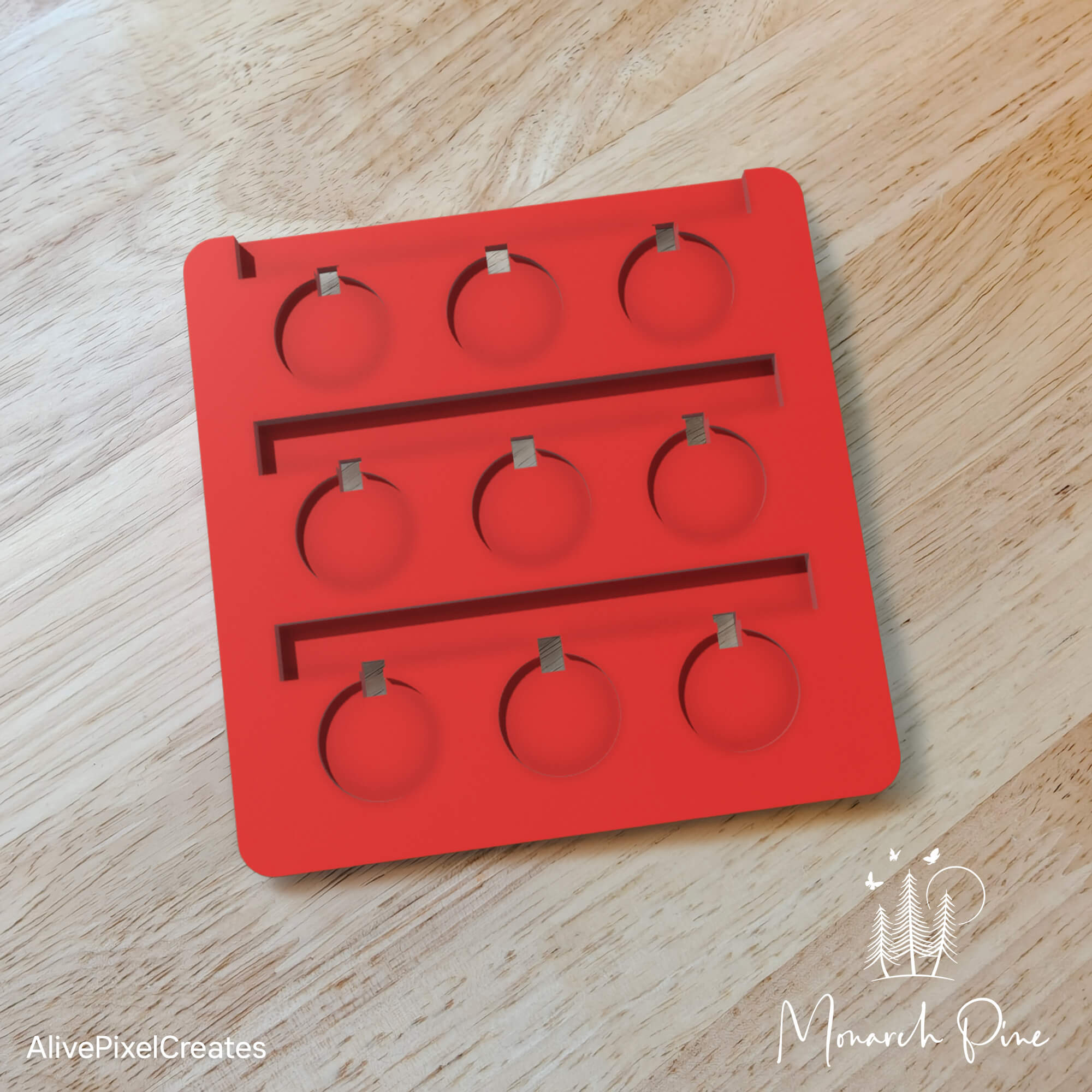 20mm Disc Necklace Metal Blank #134 Fixture