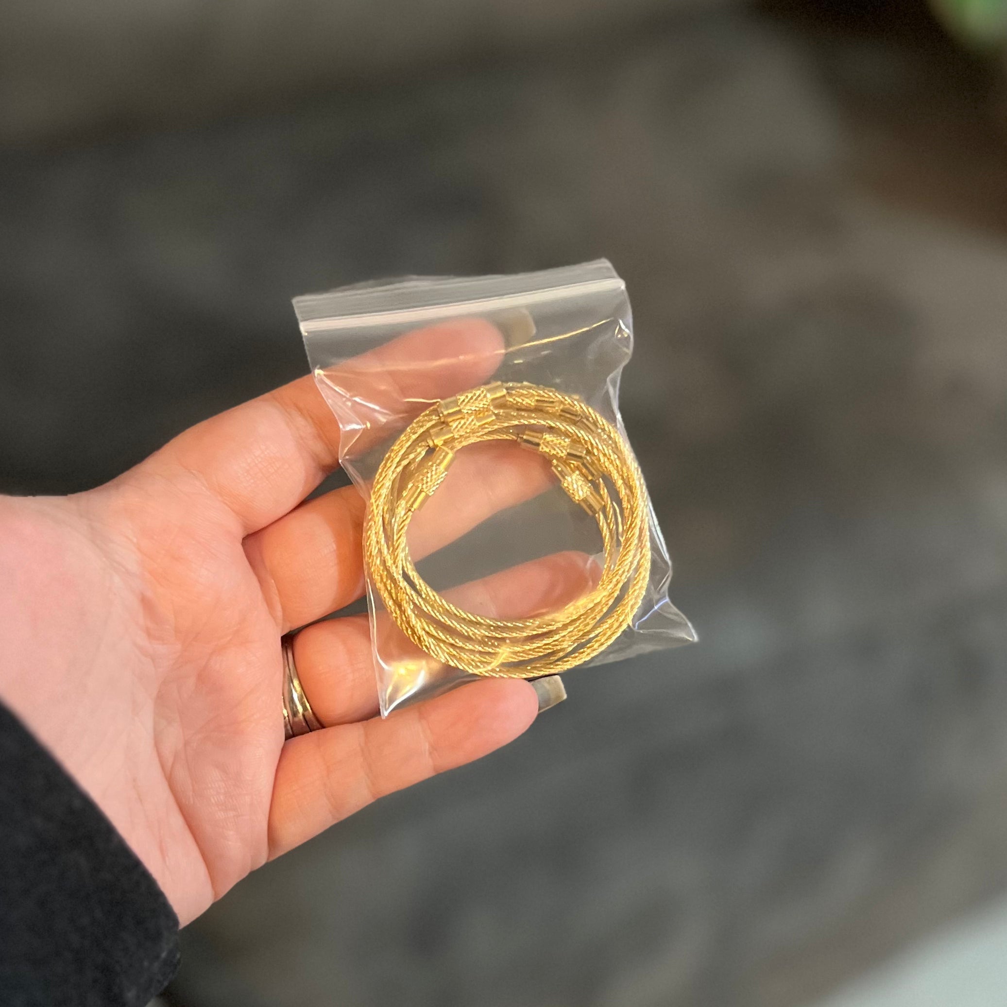 Wire Cable Keychain Thingie