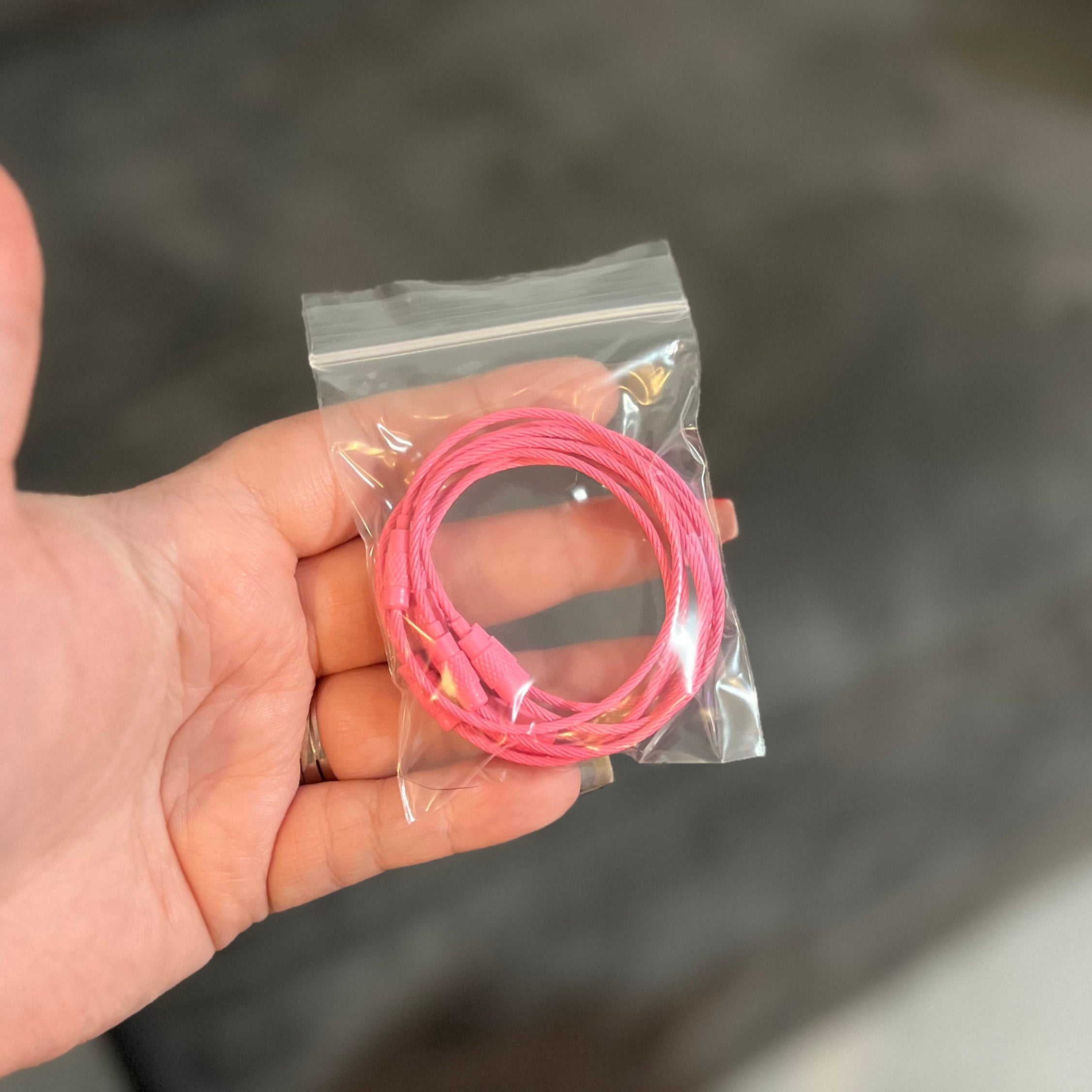 Wire Cable Keychain Thingie