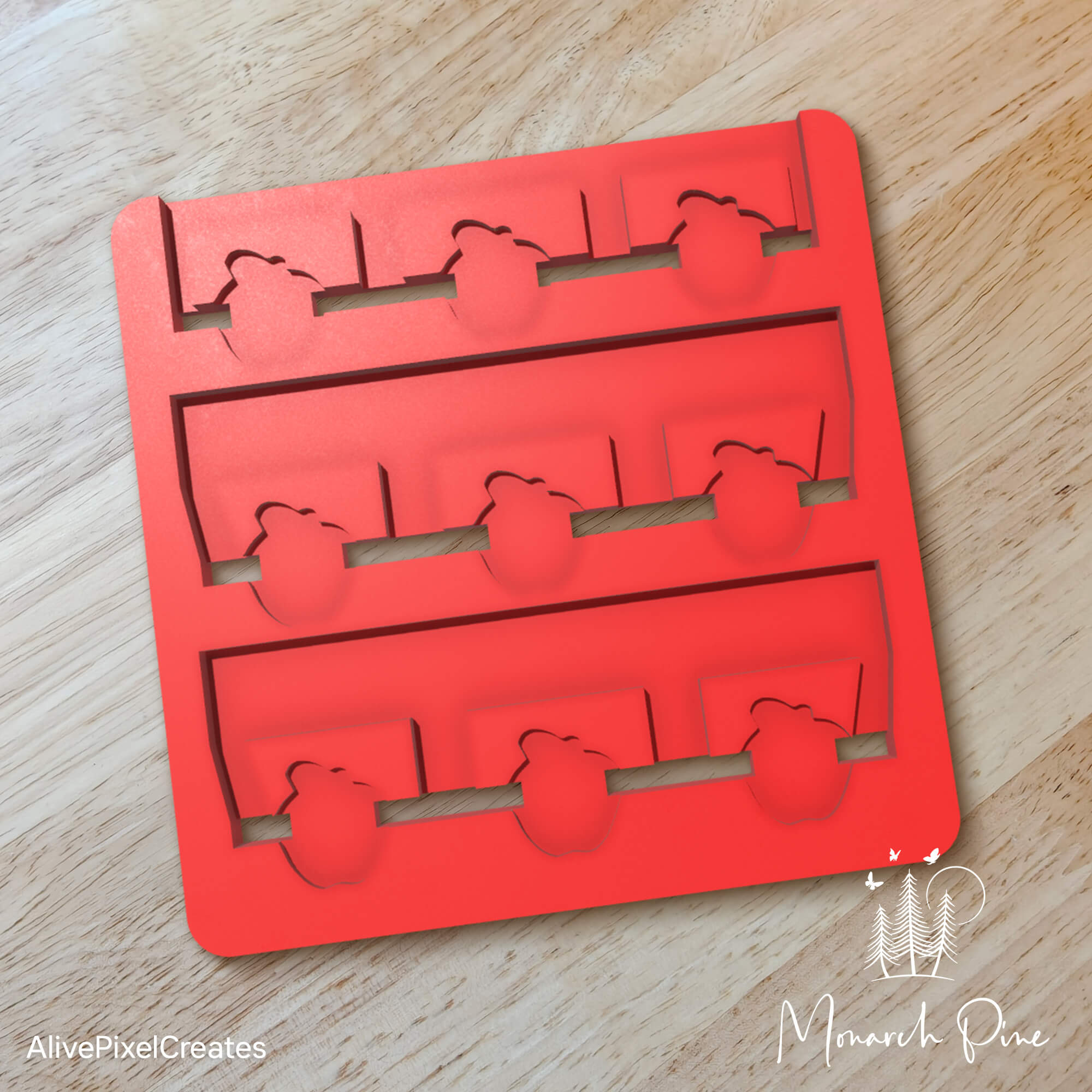 Apple Necklace Metal Blank #105 Fixture