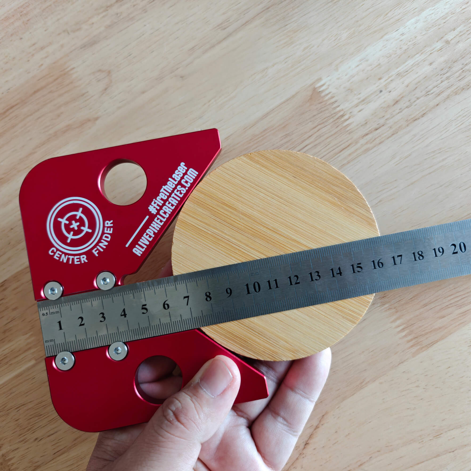 Aluminum Center Finder Tool