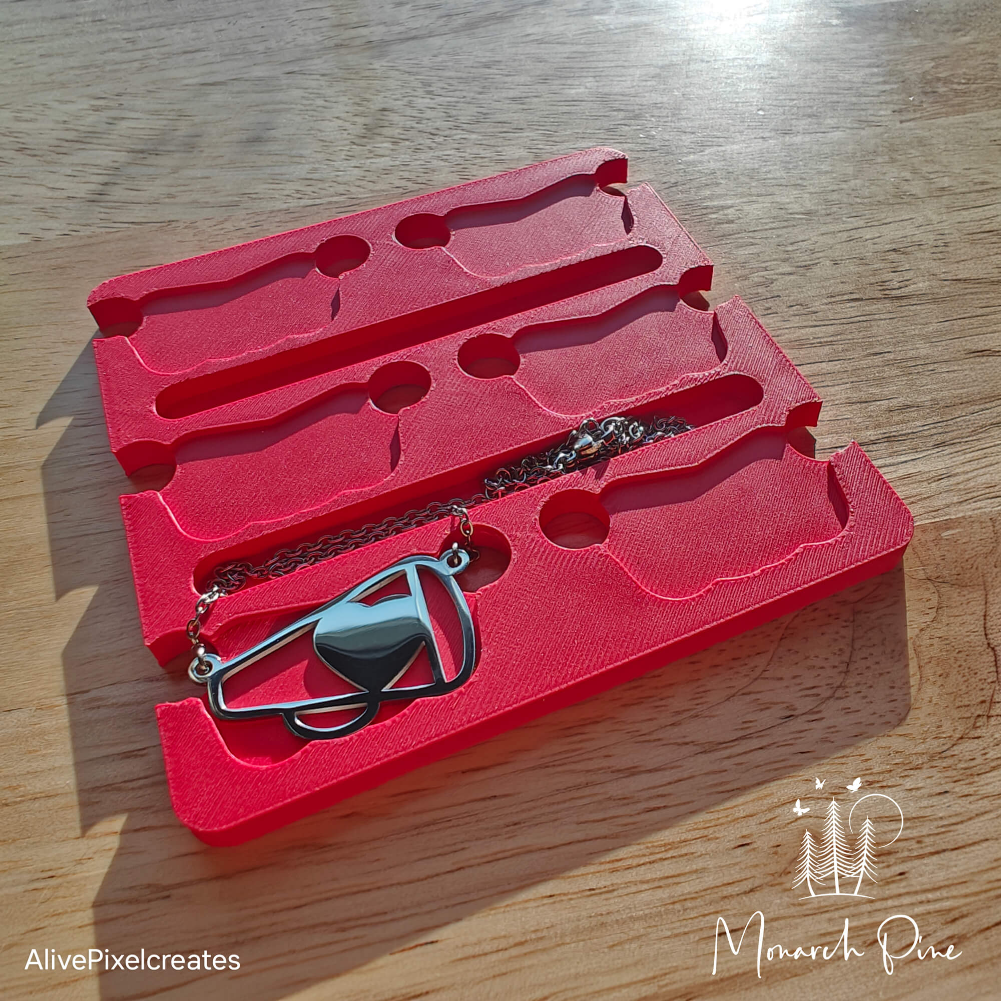 Cheer Megaphone Necklace Metal Blank #63 Fixture