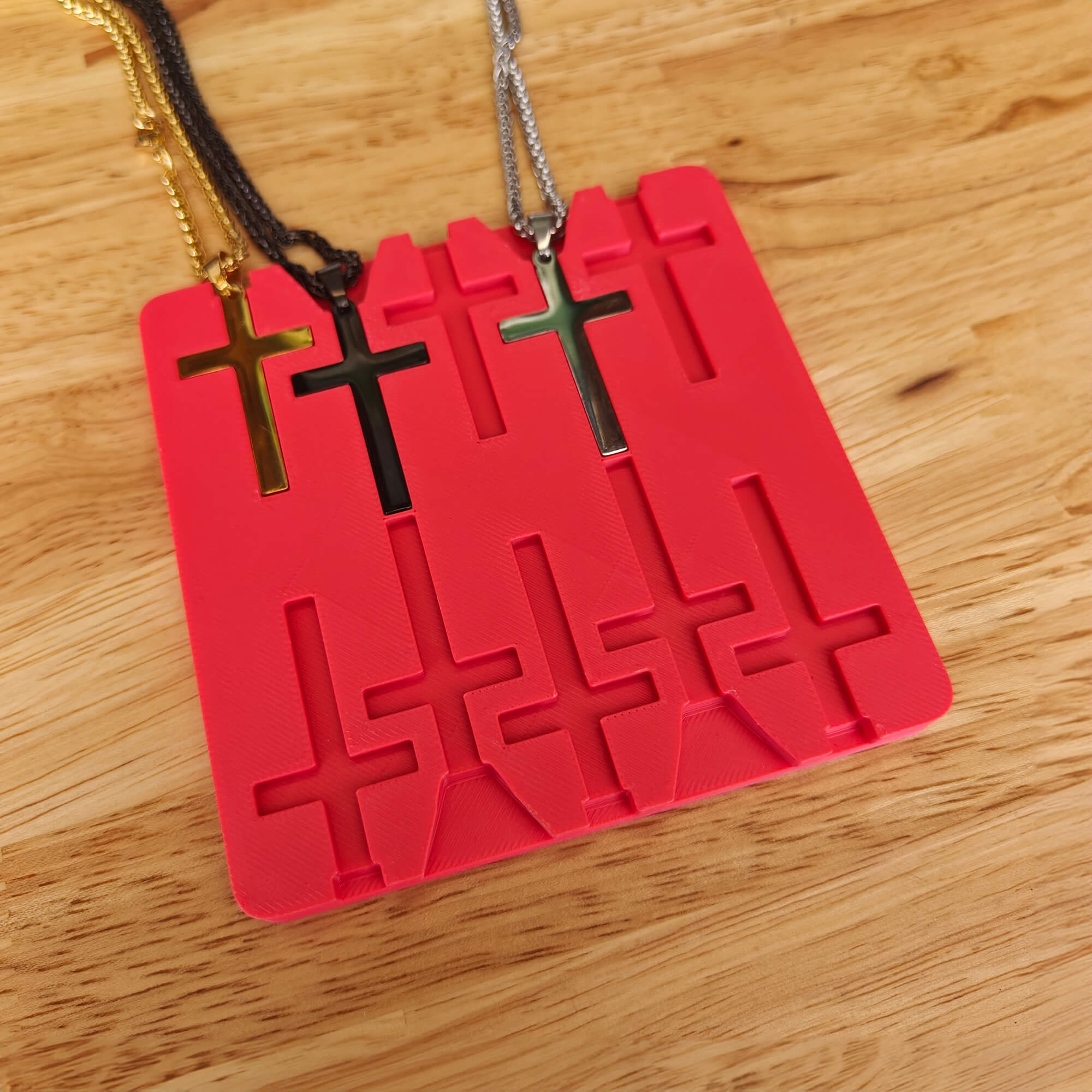 Cross Necklace Fixture