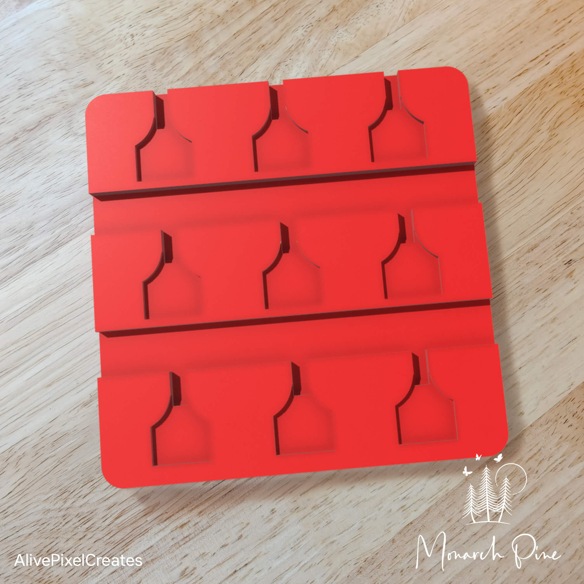 Cow Tag Pendant Necklace Metal Blank #131 Fixture