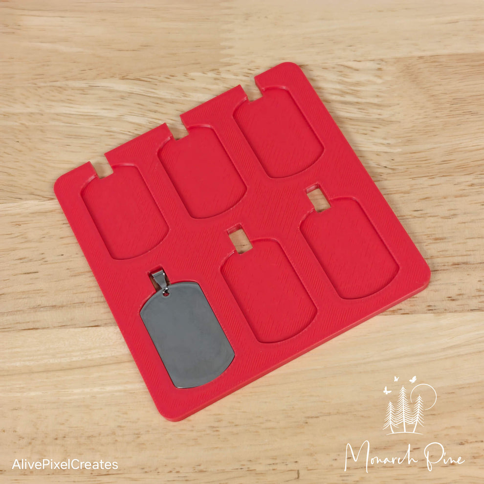 Dog Tag Necklace Jig – Monarch Pine #139 | AlivePixel Creates