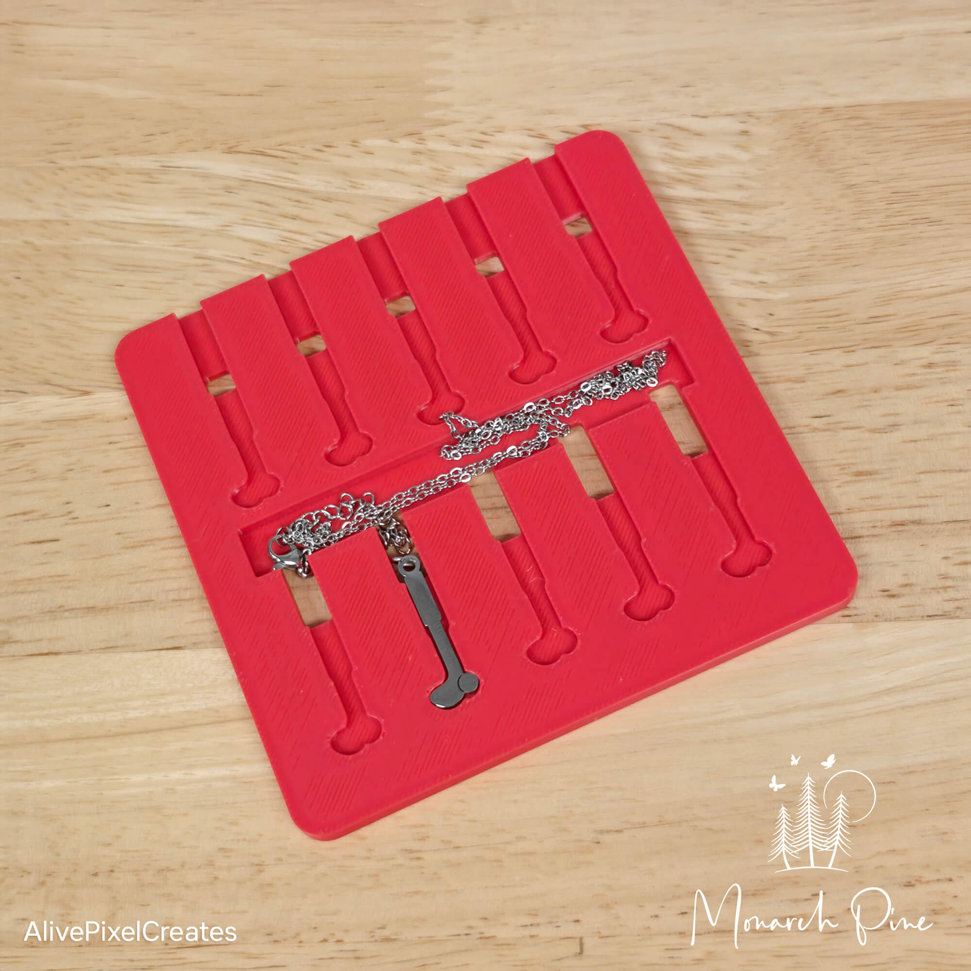 Golf Pendant Necklace Metal Blank #112 Fixture