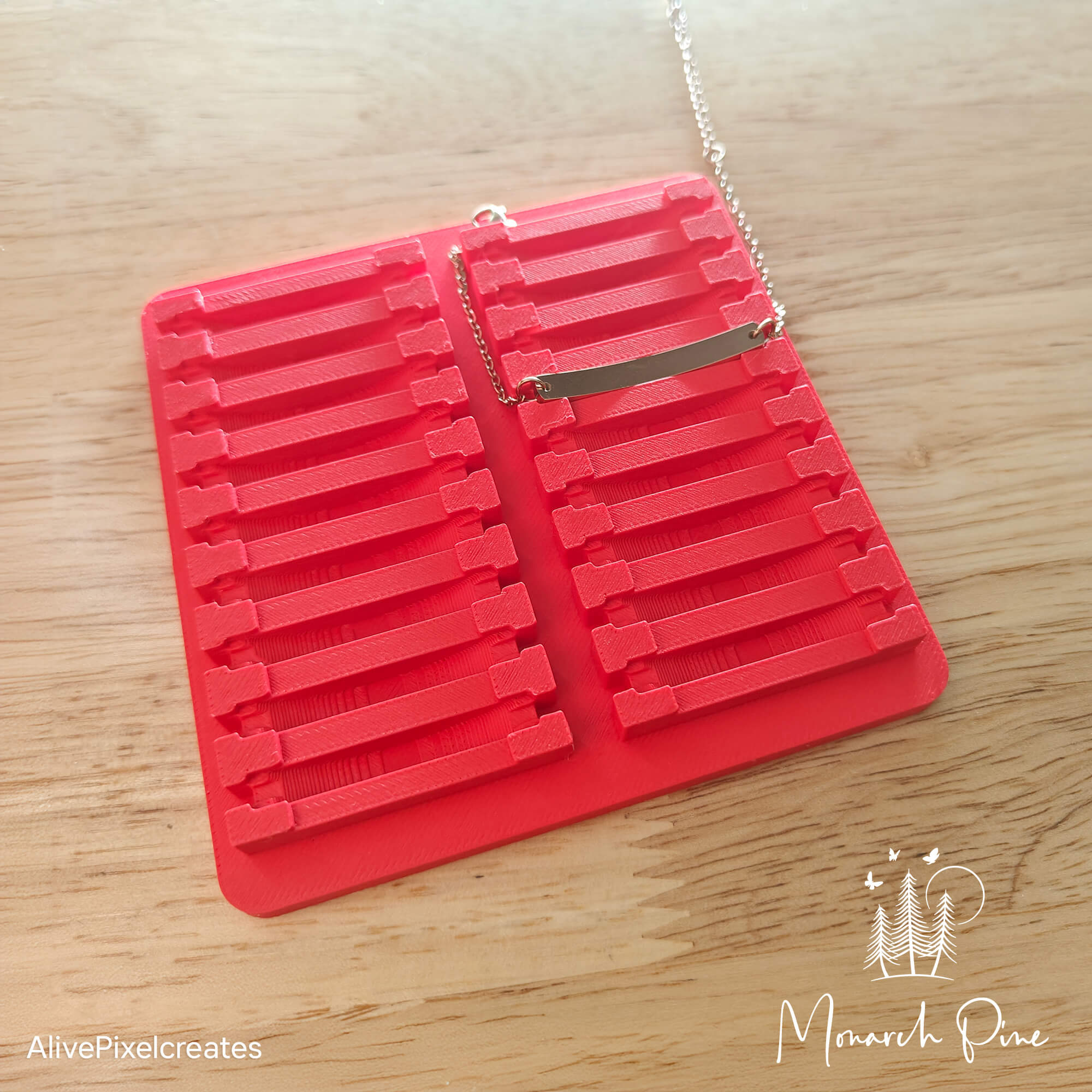 Horizontal Bar Cable Chain Bracelet Metal Blank #31 Fixture