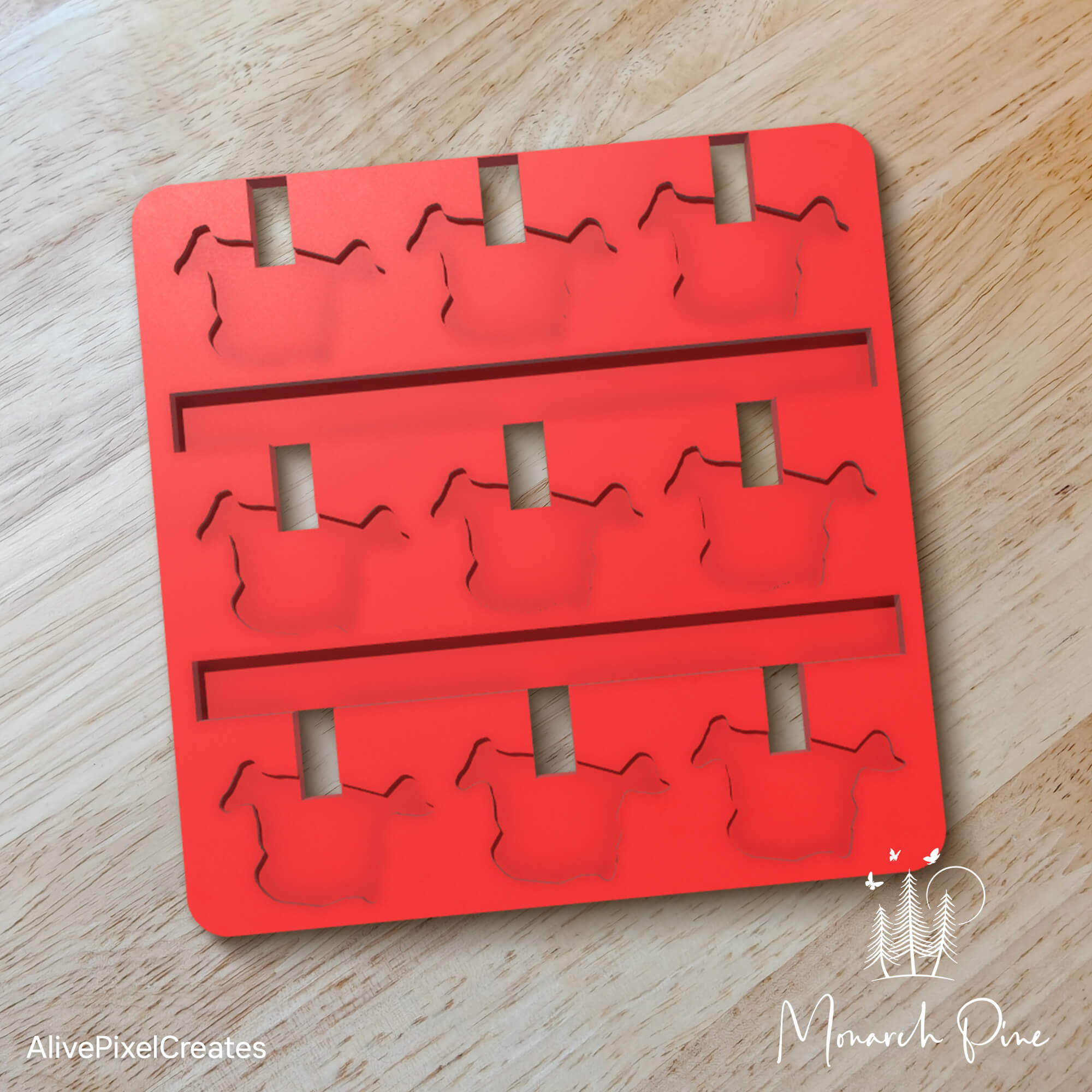 Horse Pendant Necklace Metal Blank #109 Fixture