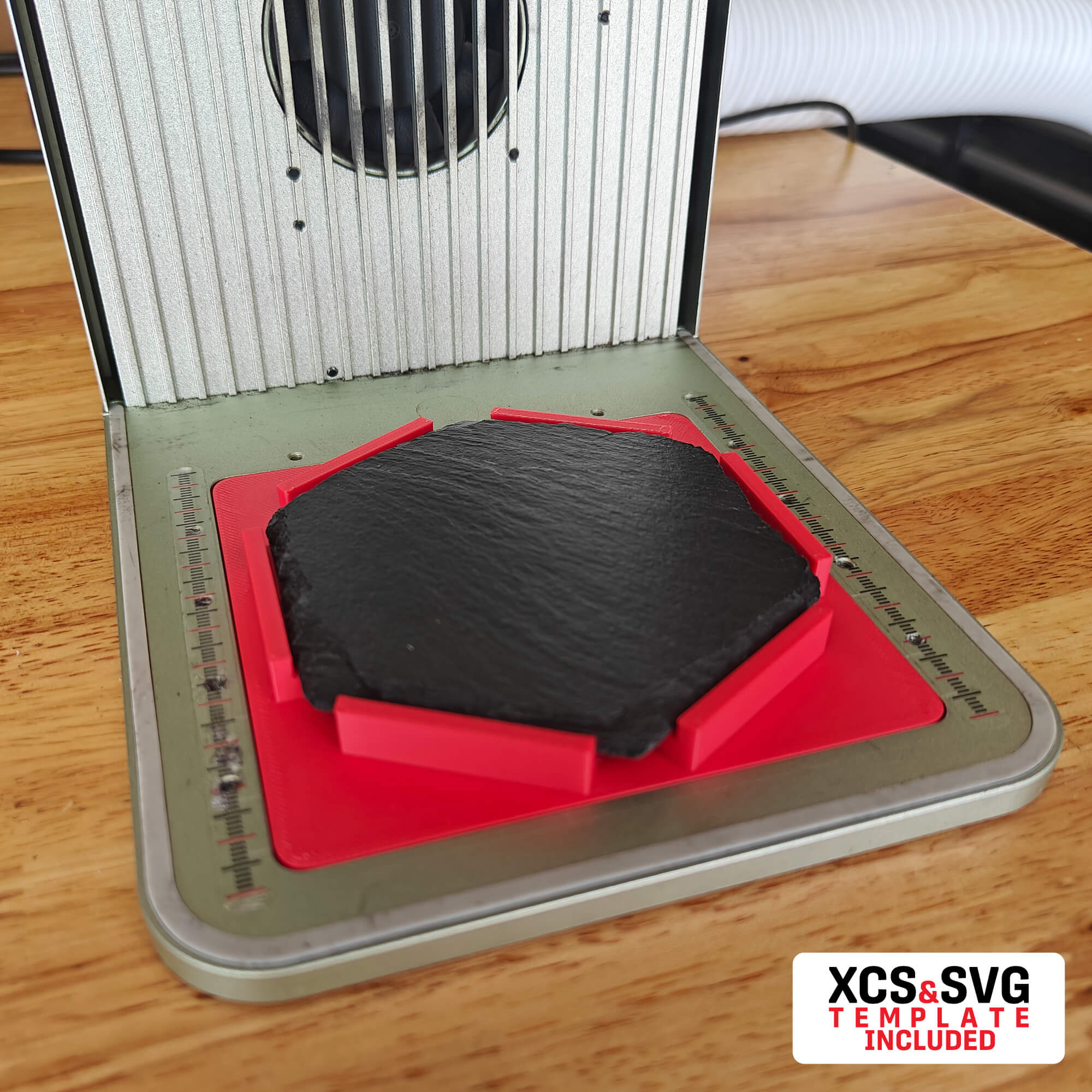 Hexagon Slate Coaster Fixture