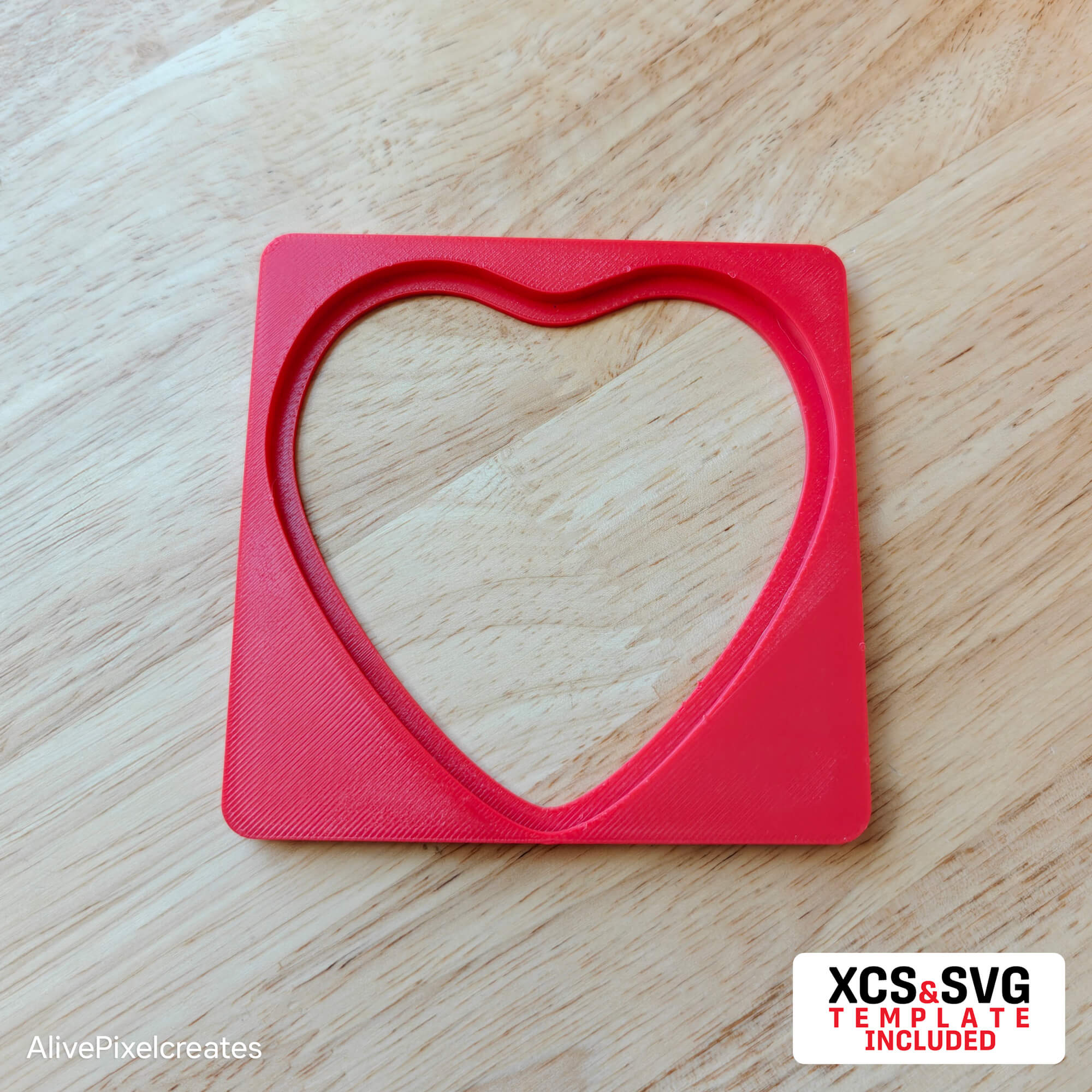 Heart Slate Coaster Fixture