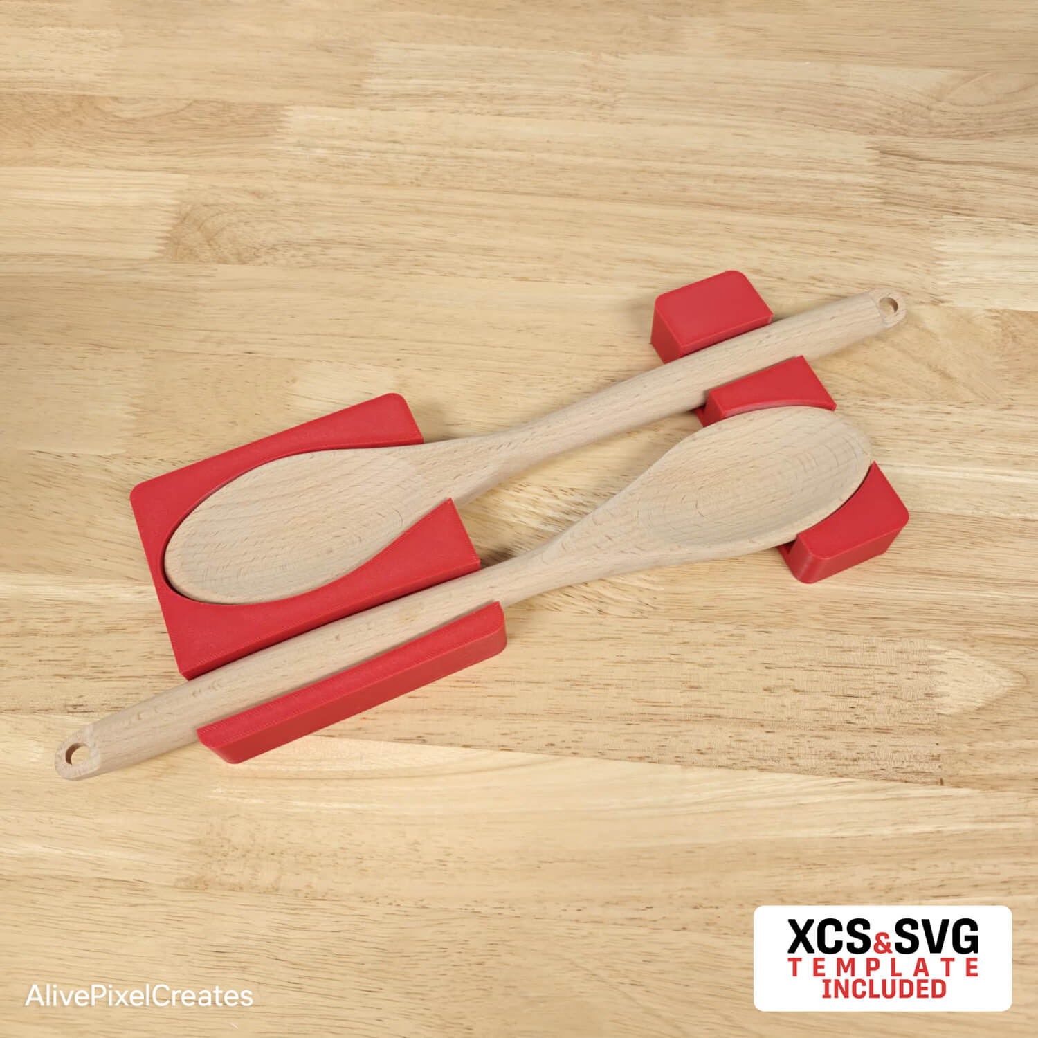 Ikea Wooden Utensils Fixture