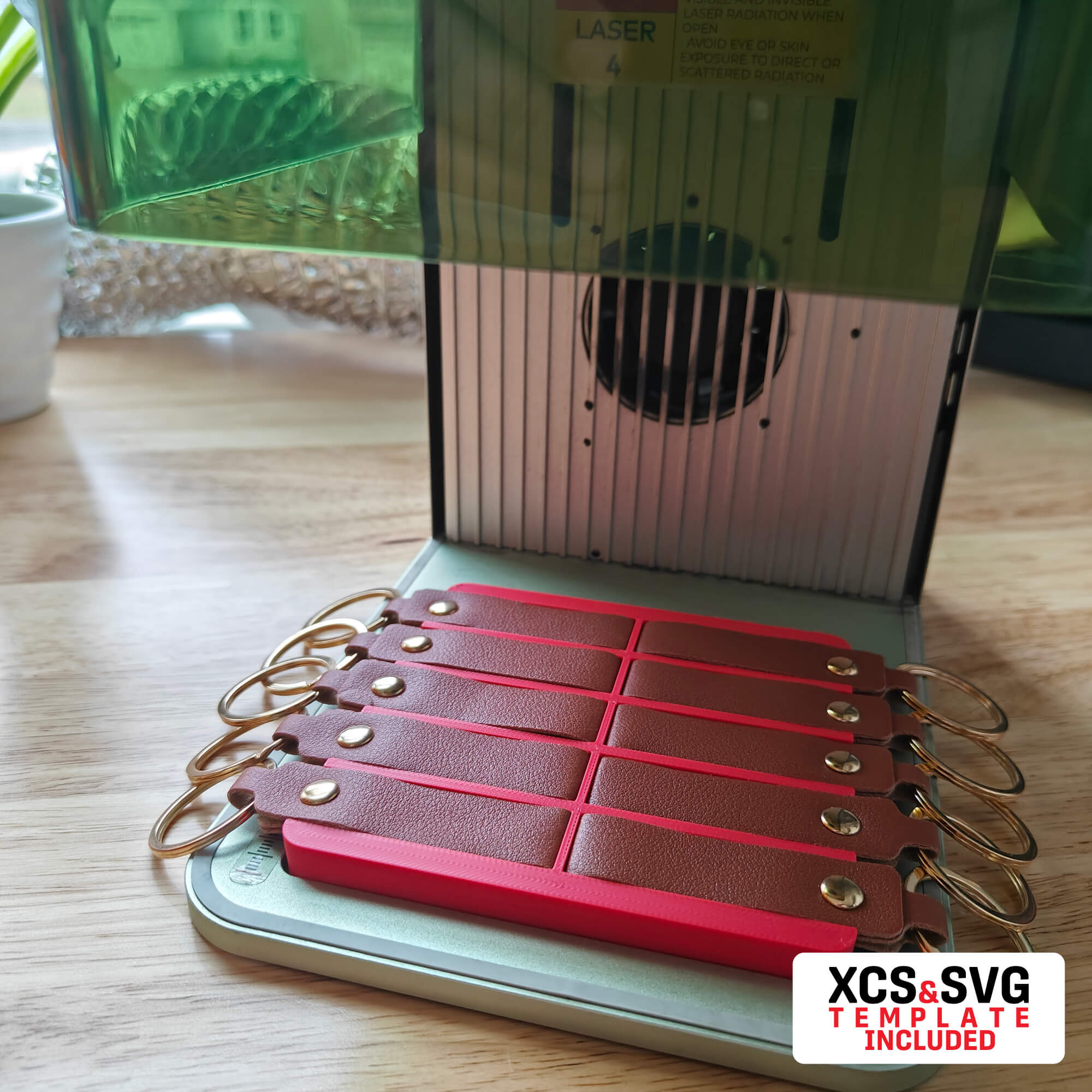 Leather Keychain Fixture