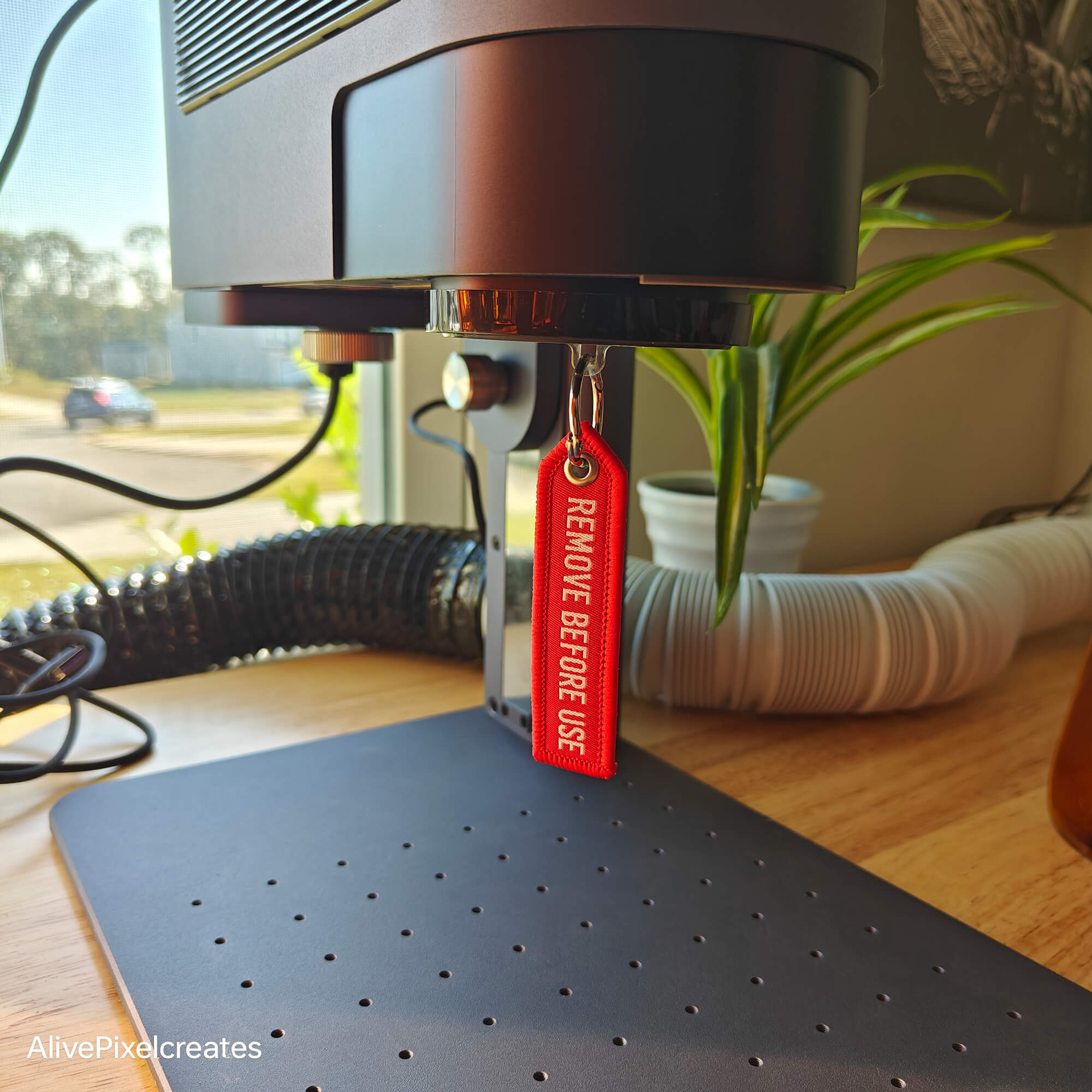 Laser Pecker Safety Lens Tag