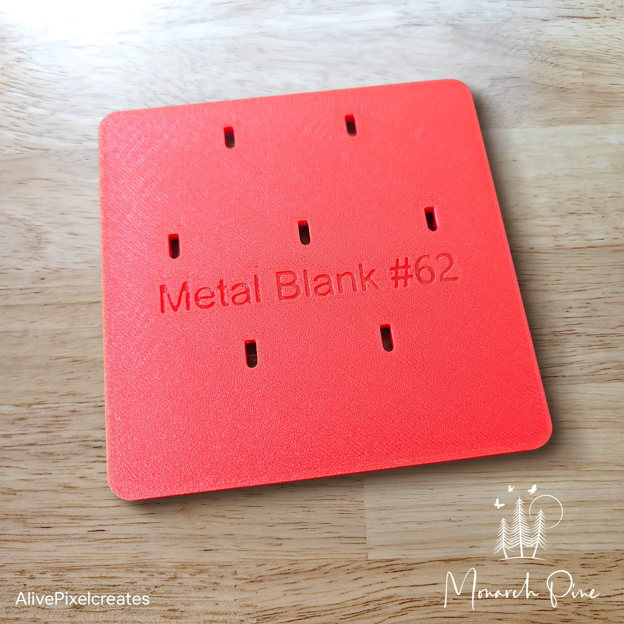 Small Rounded Rectangle Charms with Attached Jump Rings Metal Blank #62 Fixture