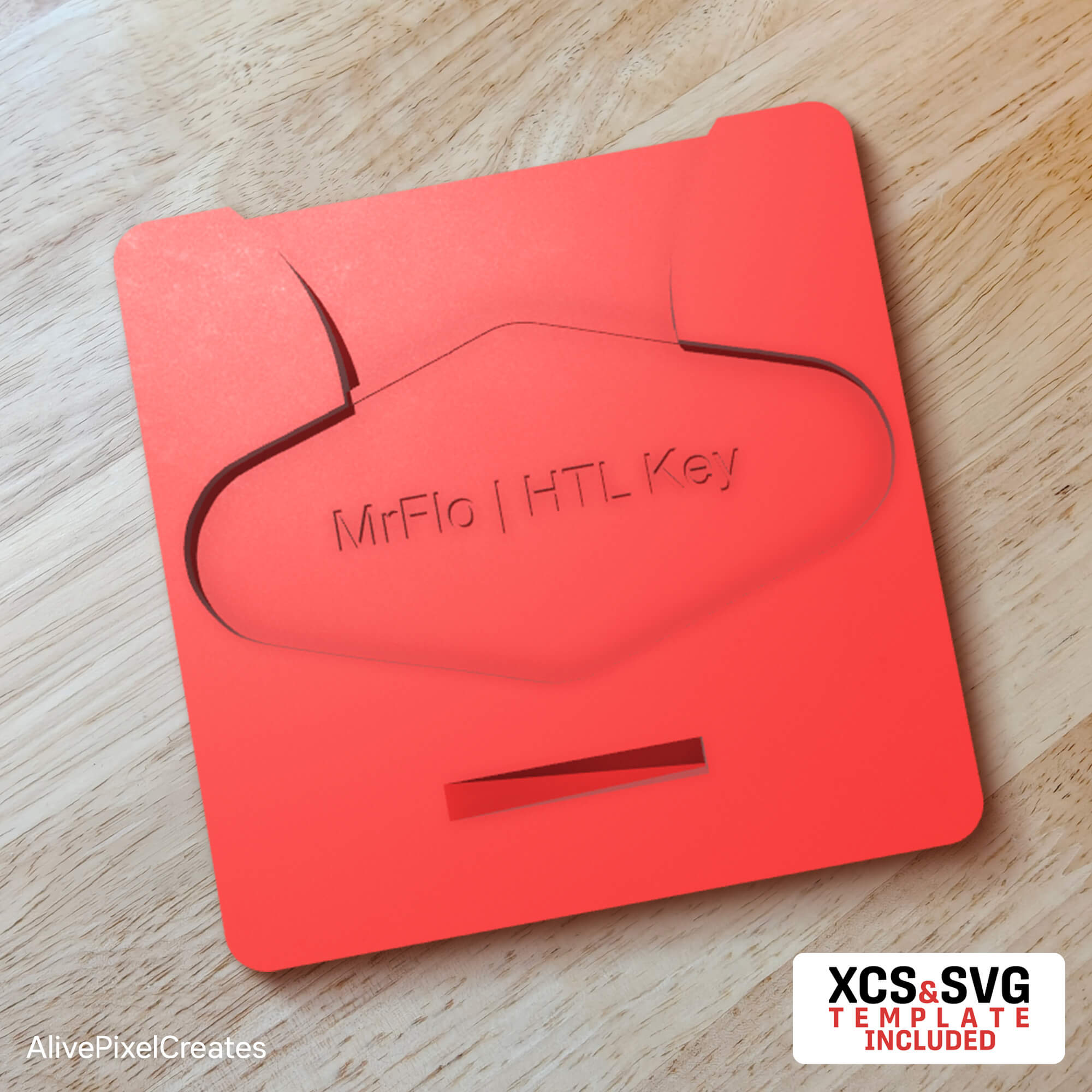 Makerflo Laserette Motel Keychain Fixture