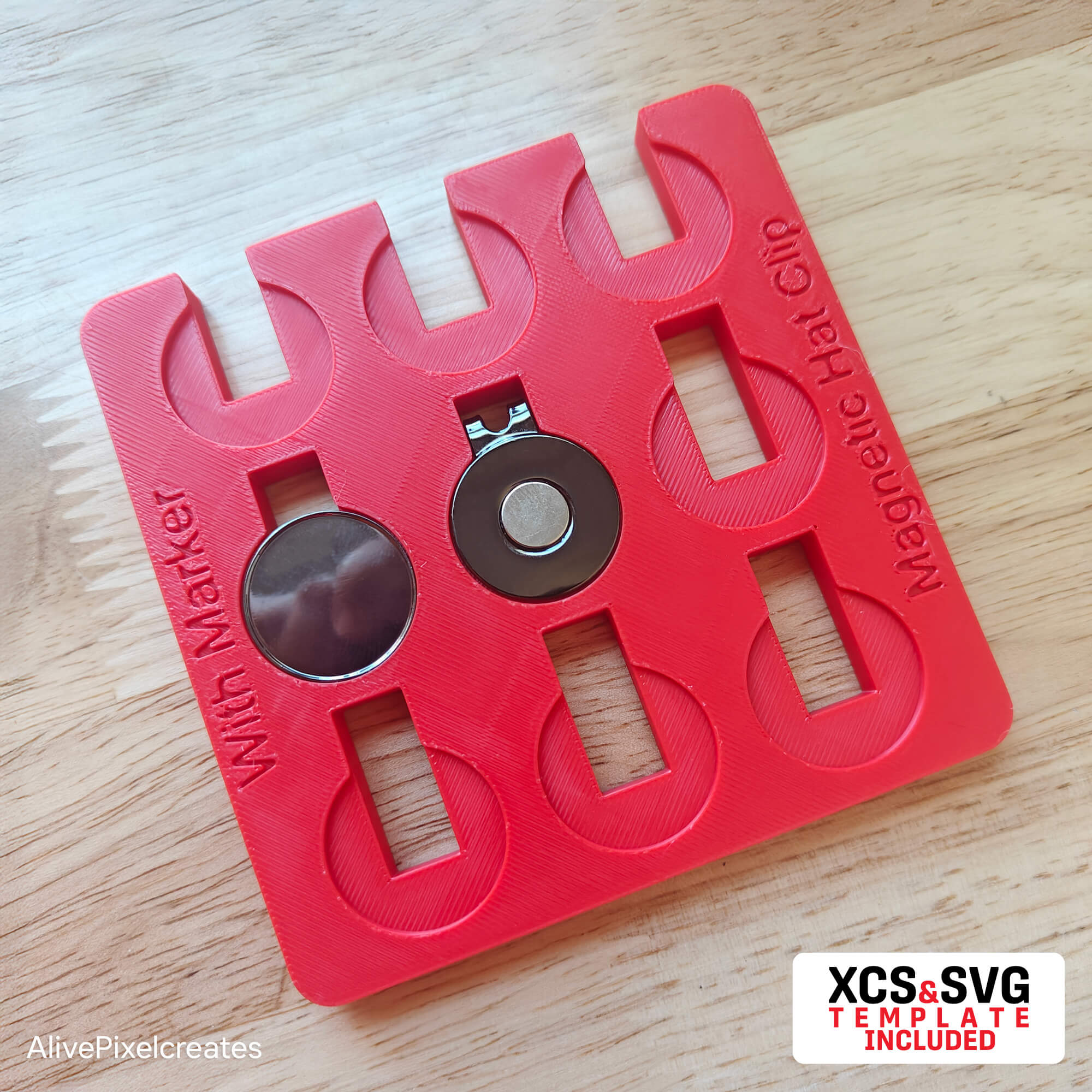 Magnetic Hat Clip Fixture