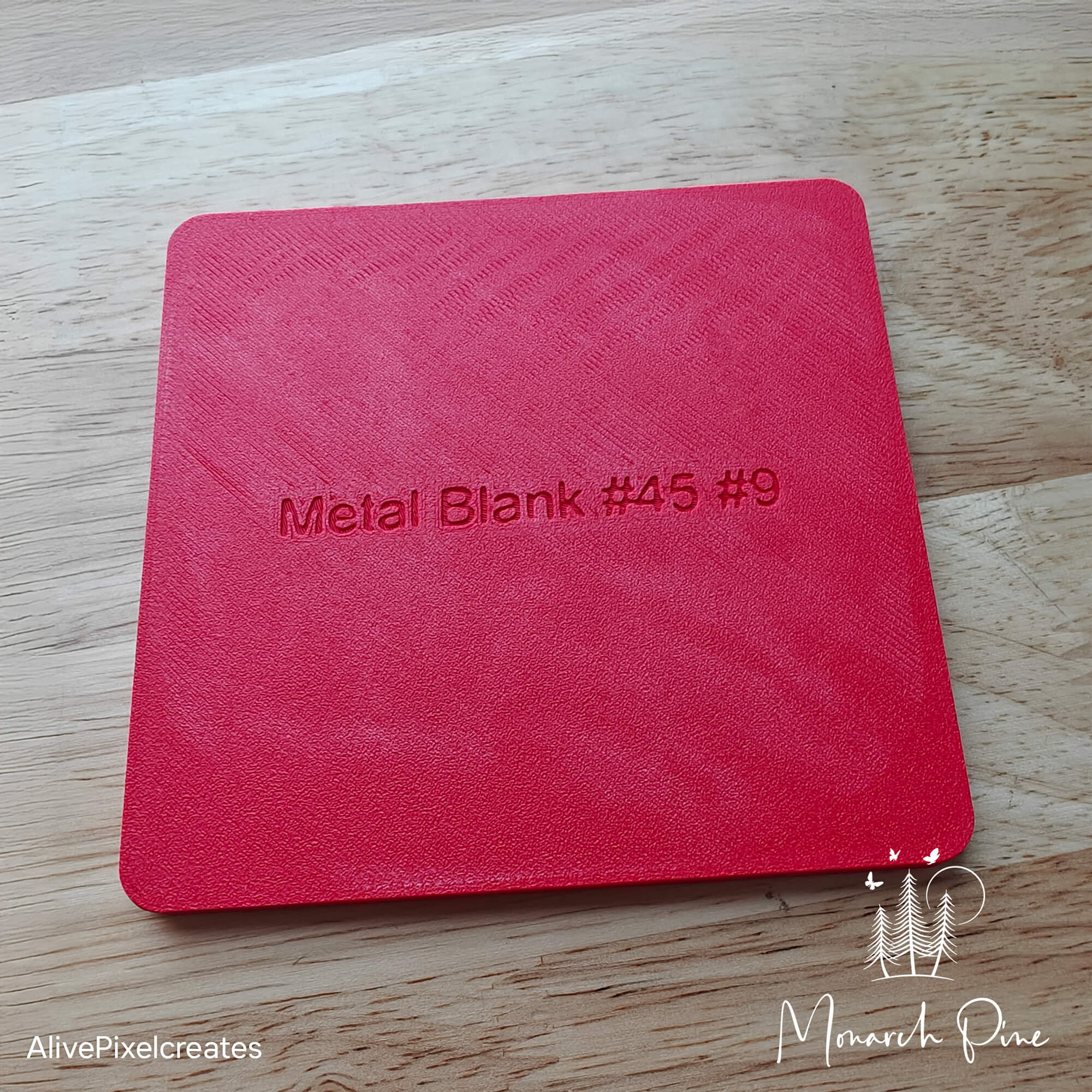 Rotating Circle Necklace Metal Blank #9 and #45 Fixture