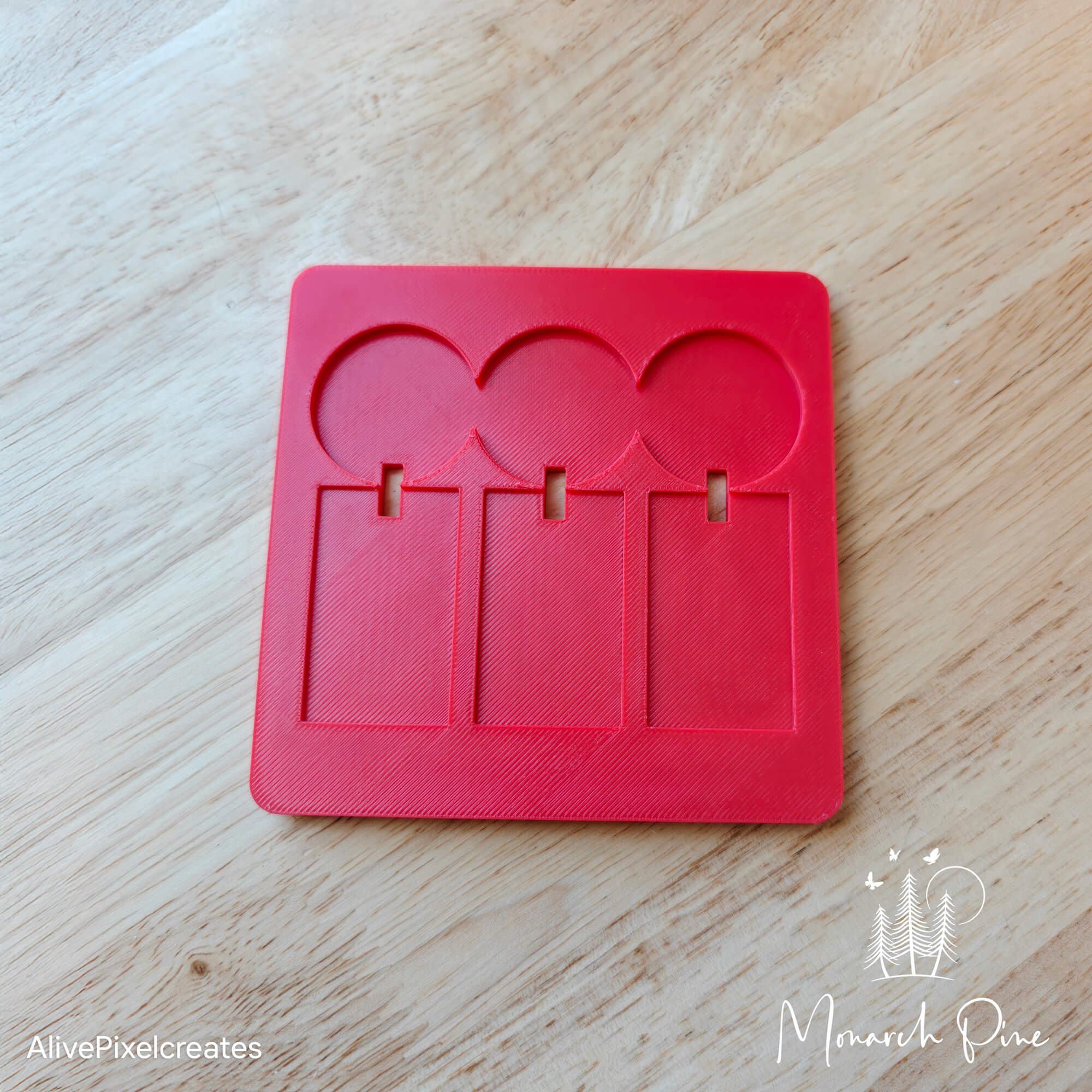 Mirror Polish Regular Rectangle Pendant Keychain Metal Blank #65 Fixture