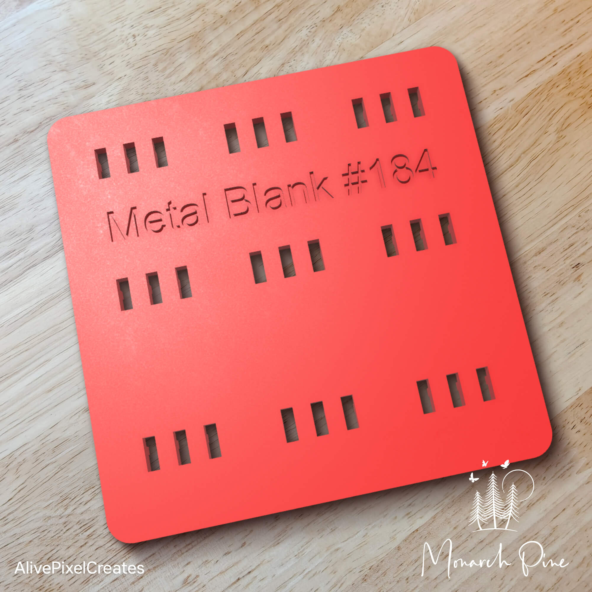 Mini Tag Trio Necklace Metal Blank #184 Fixture