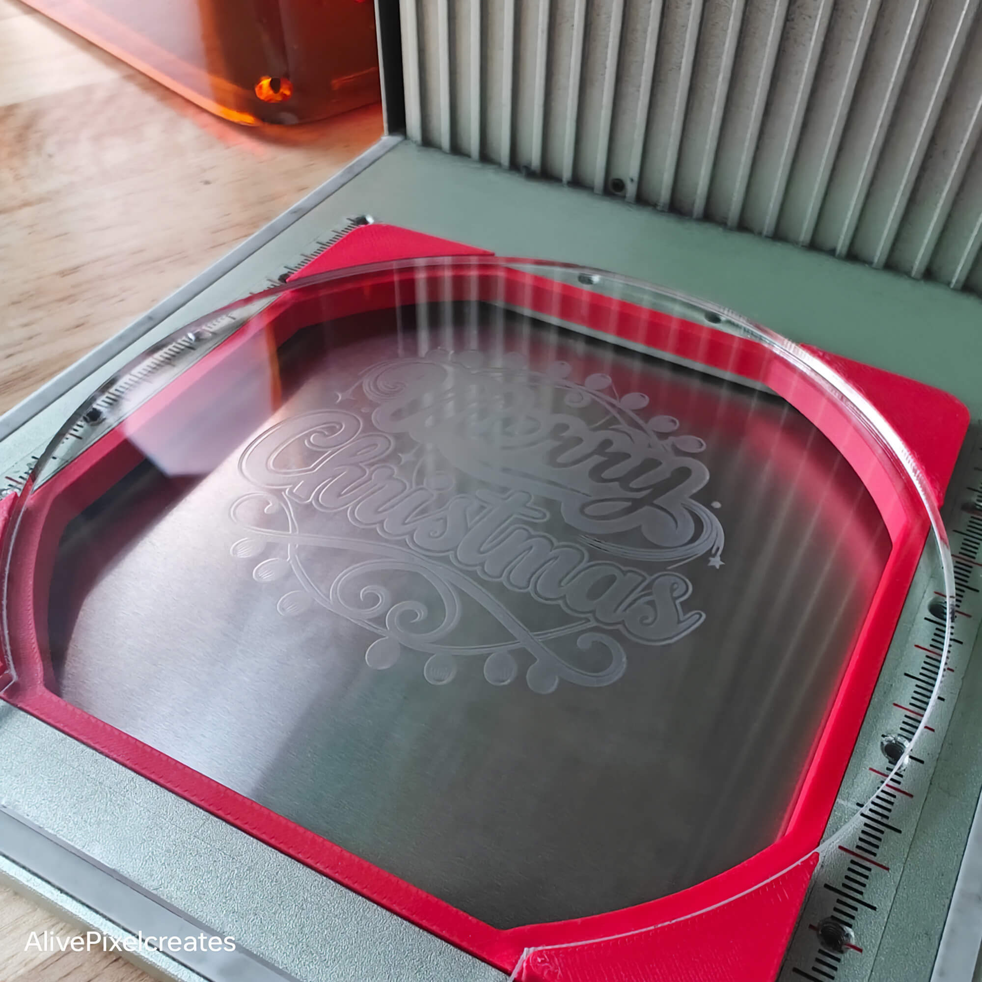 Round Acrylic LED Display Fixture