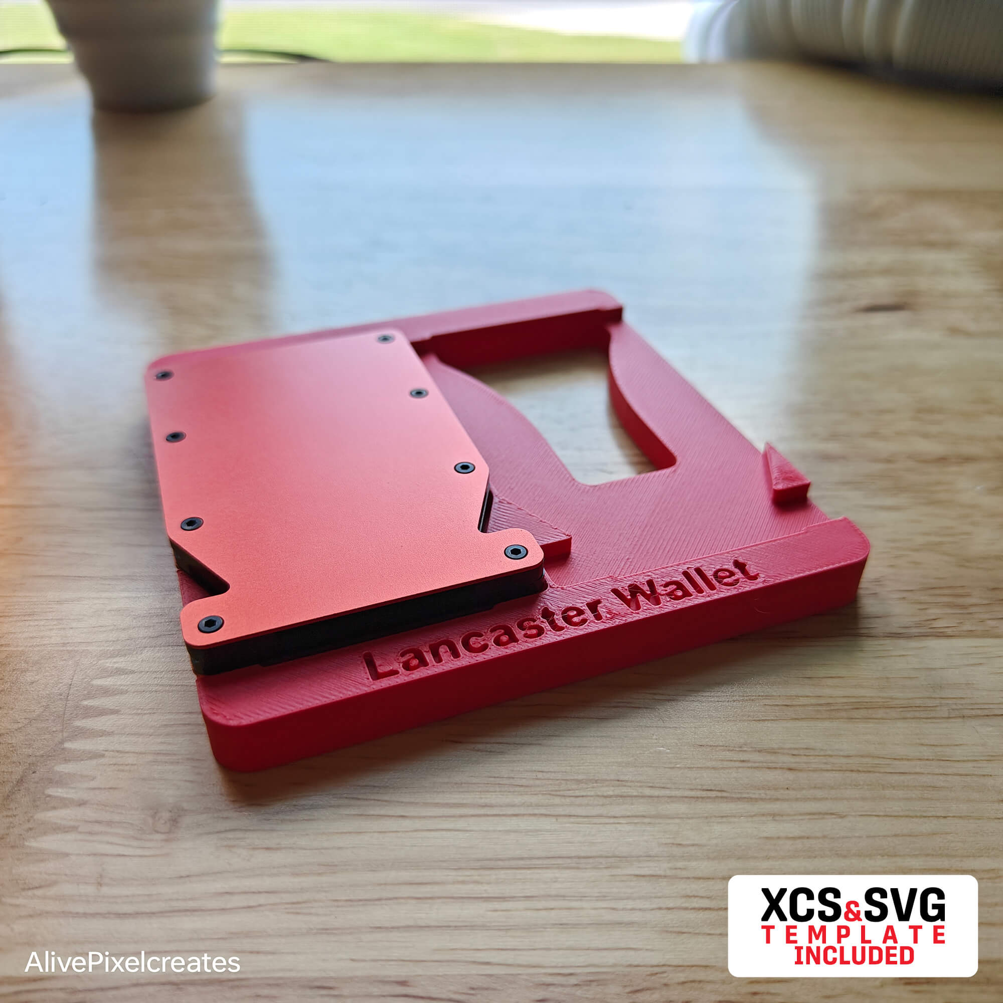 RFID Wallet Fixture “The Notch”