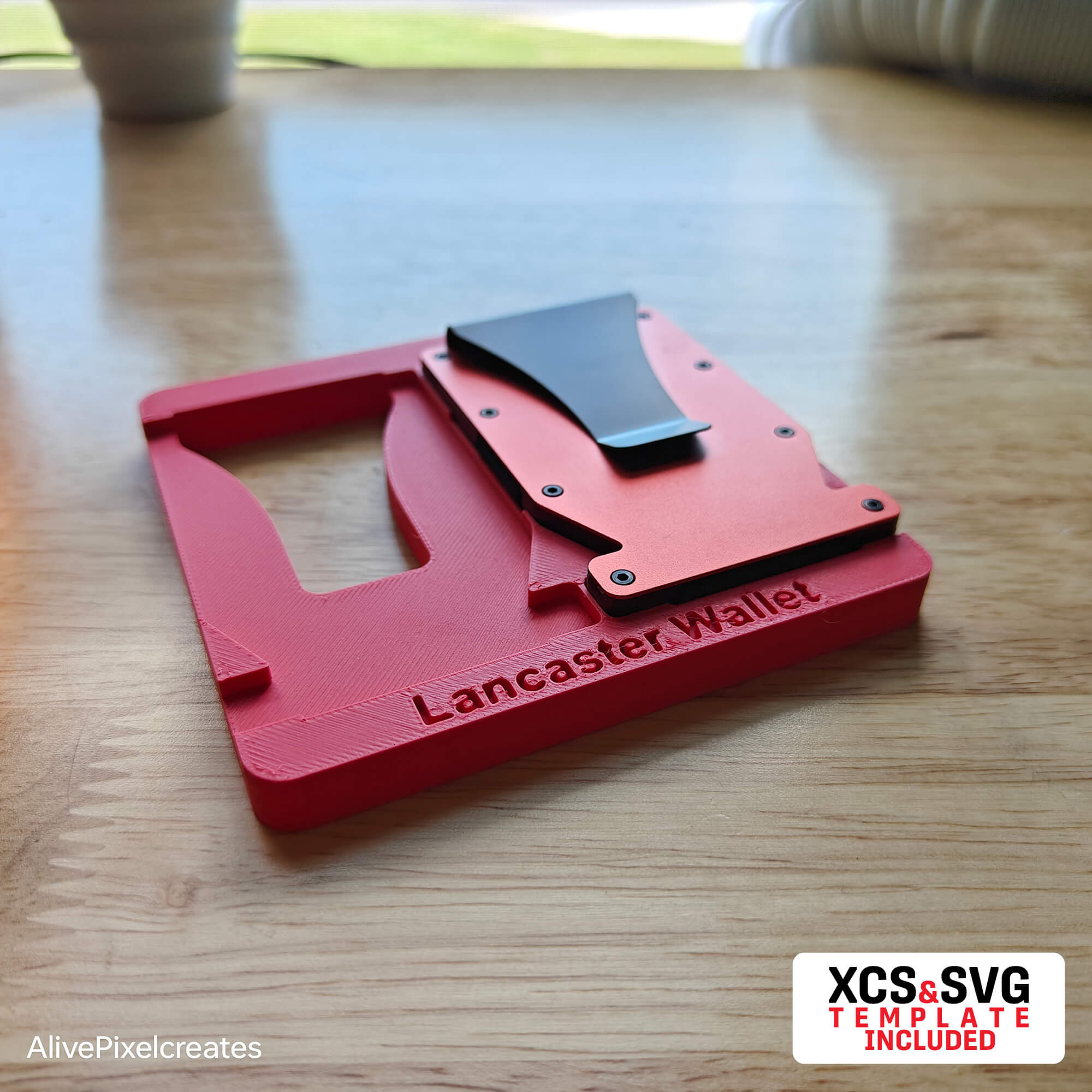 RFID Wallet Fixture “The Notch”