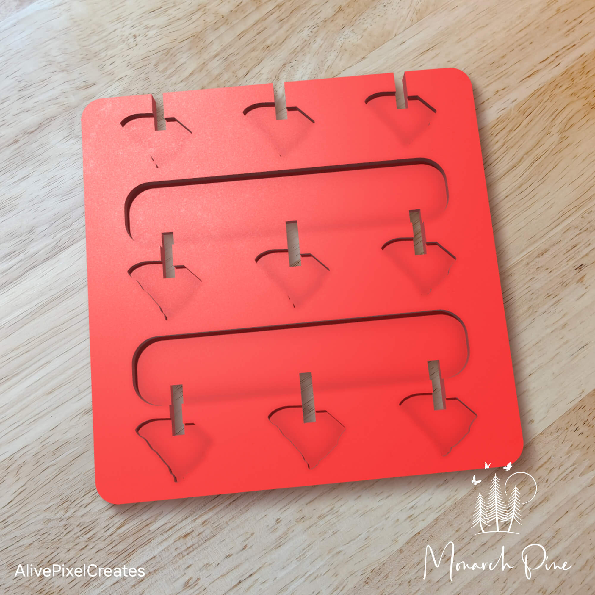 South Carolina Pendant Necklace Metal Blank #213 Fixture