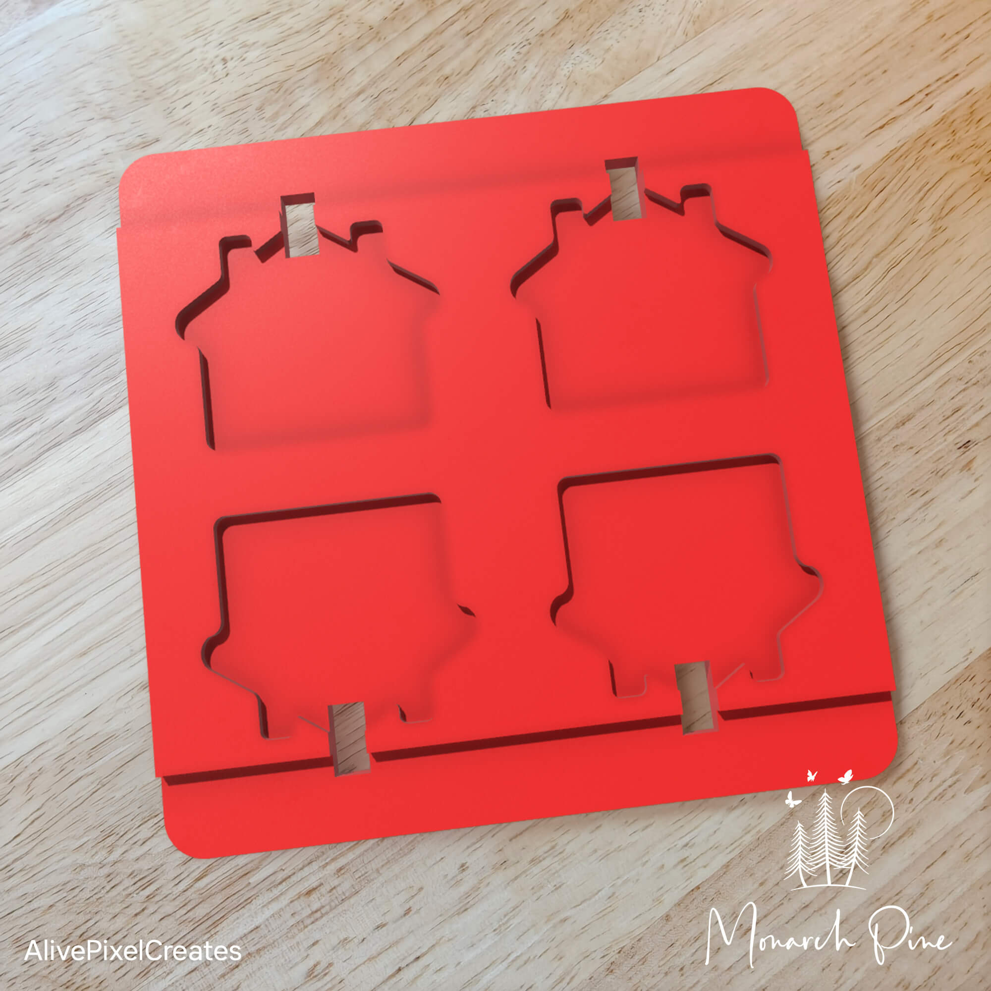 Solid House Keychain Metal Blank #217 Fixture