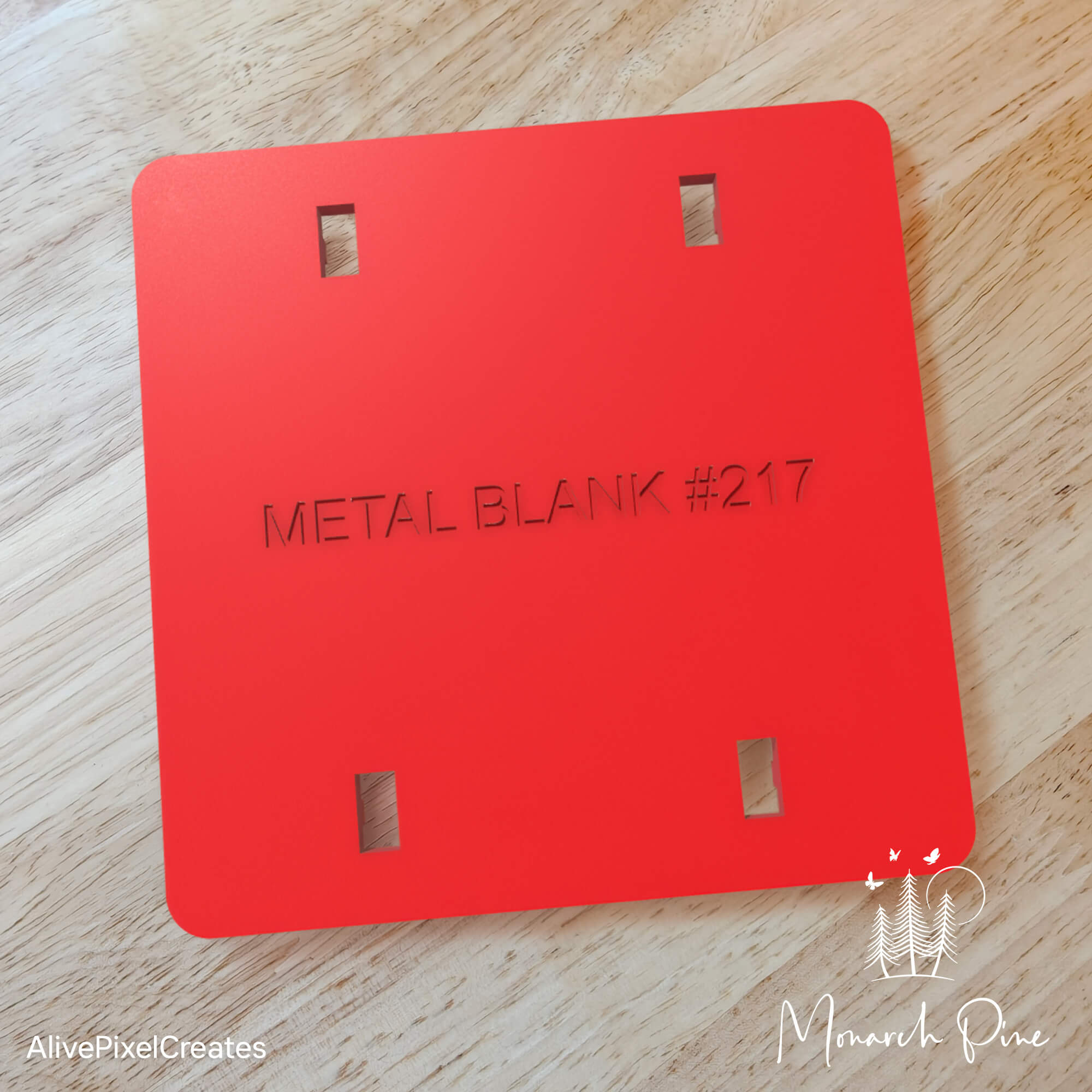 Solid House Keychain Metal Blank #217 Fixture