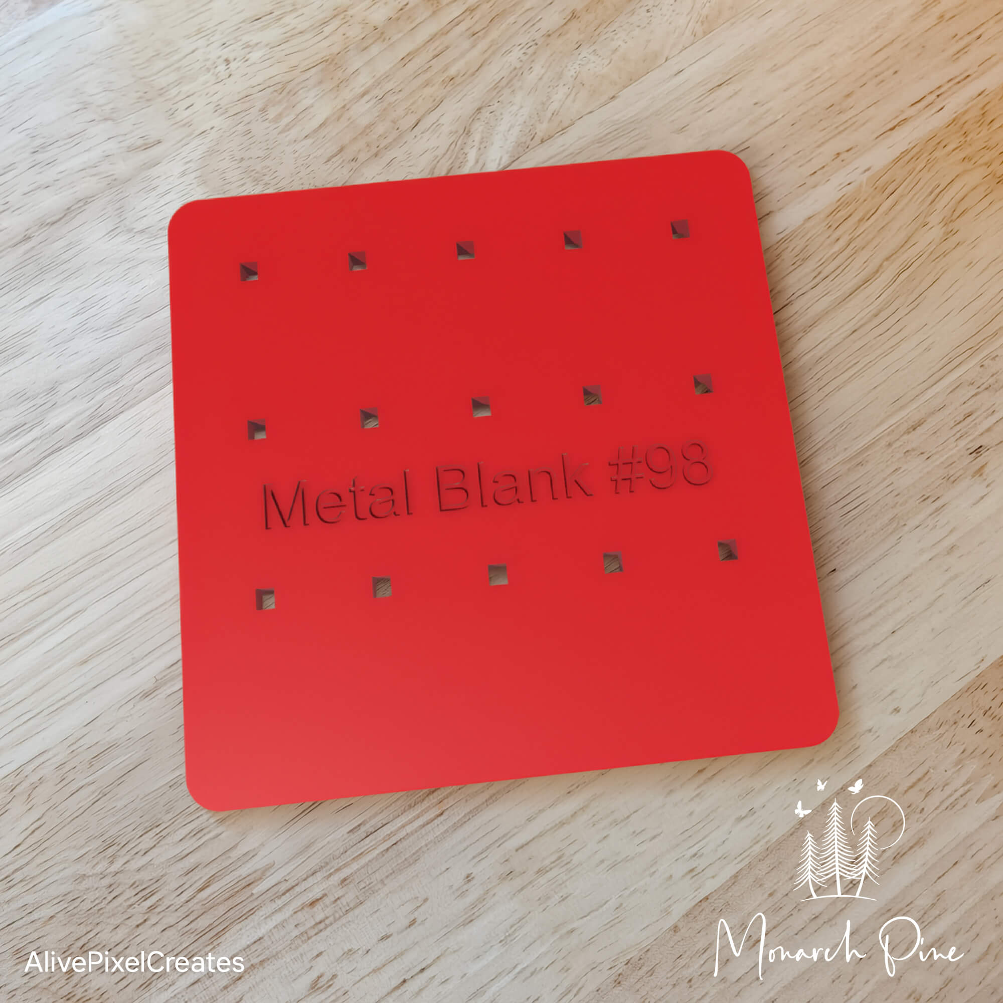 Small Rounded Rectangle Charms with Attached Jump Rings Metal Blank #98 Fixture