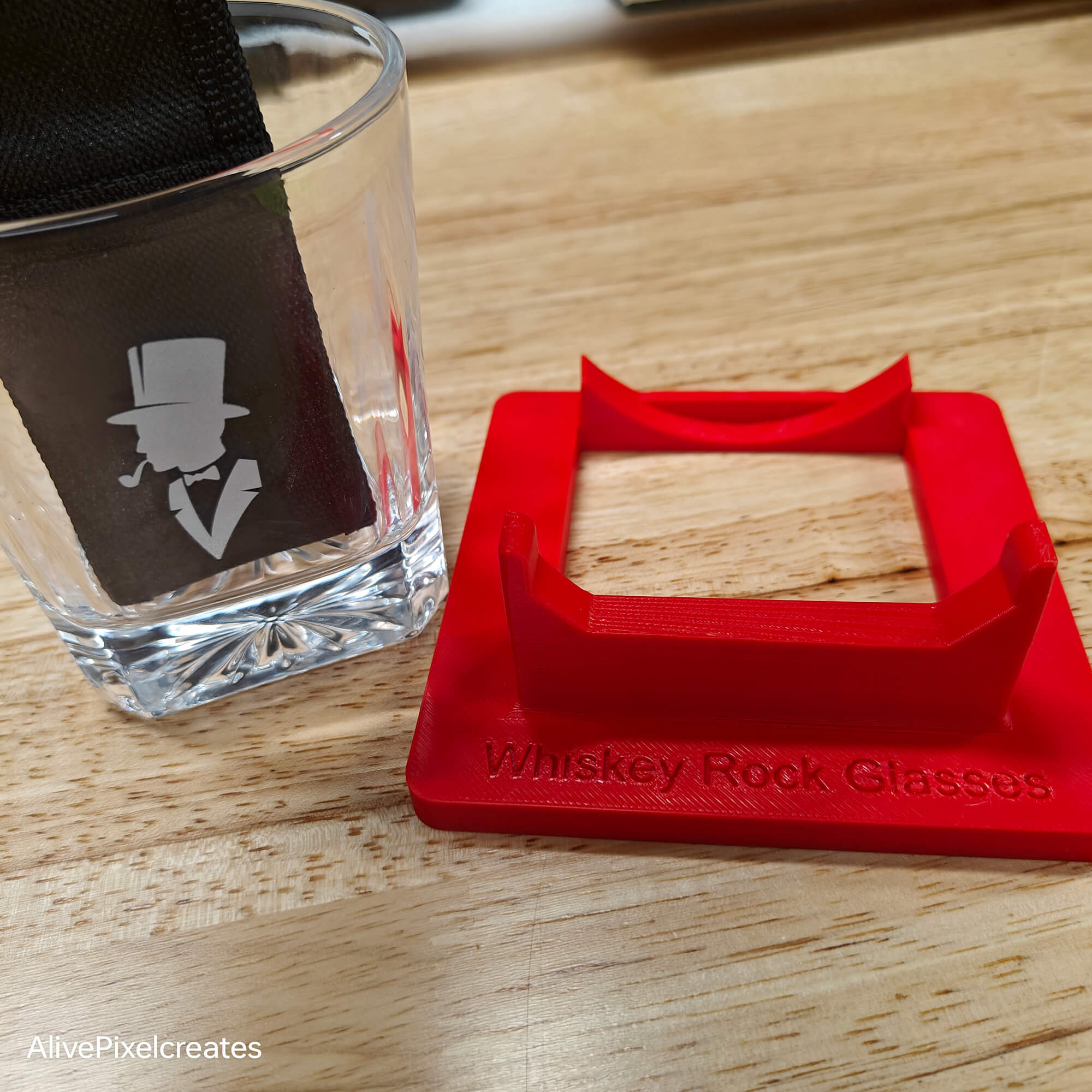 Whiskey Rocks Glass Fixture